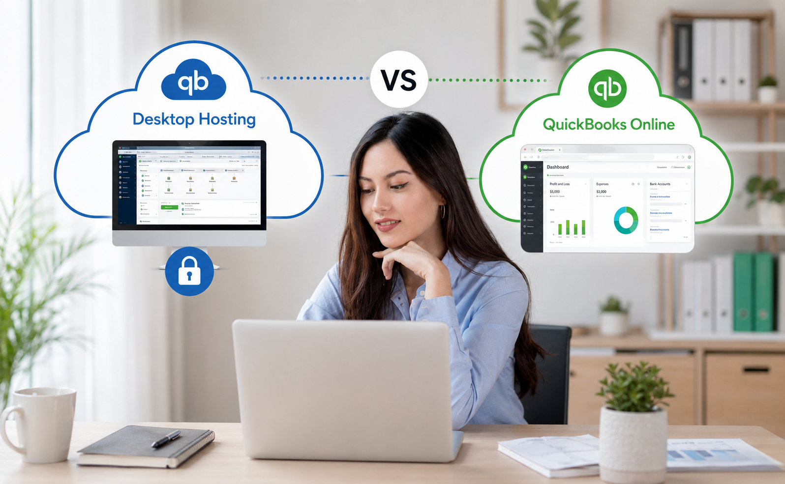 QuickBooks Hosting vs QuickBooks Online