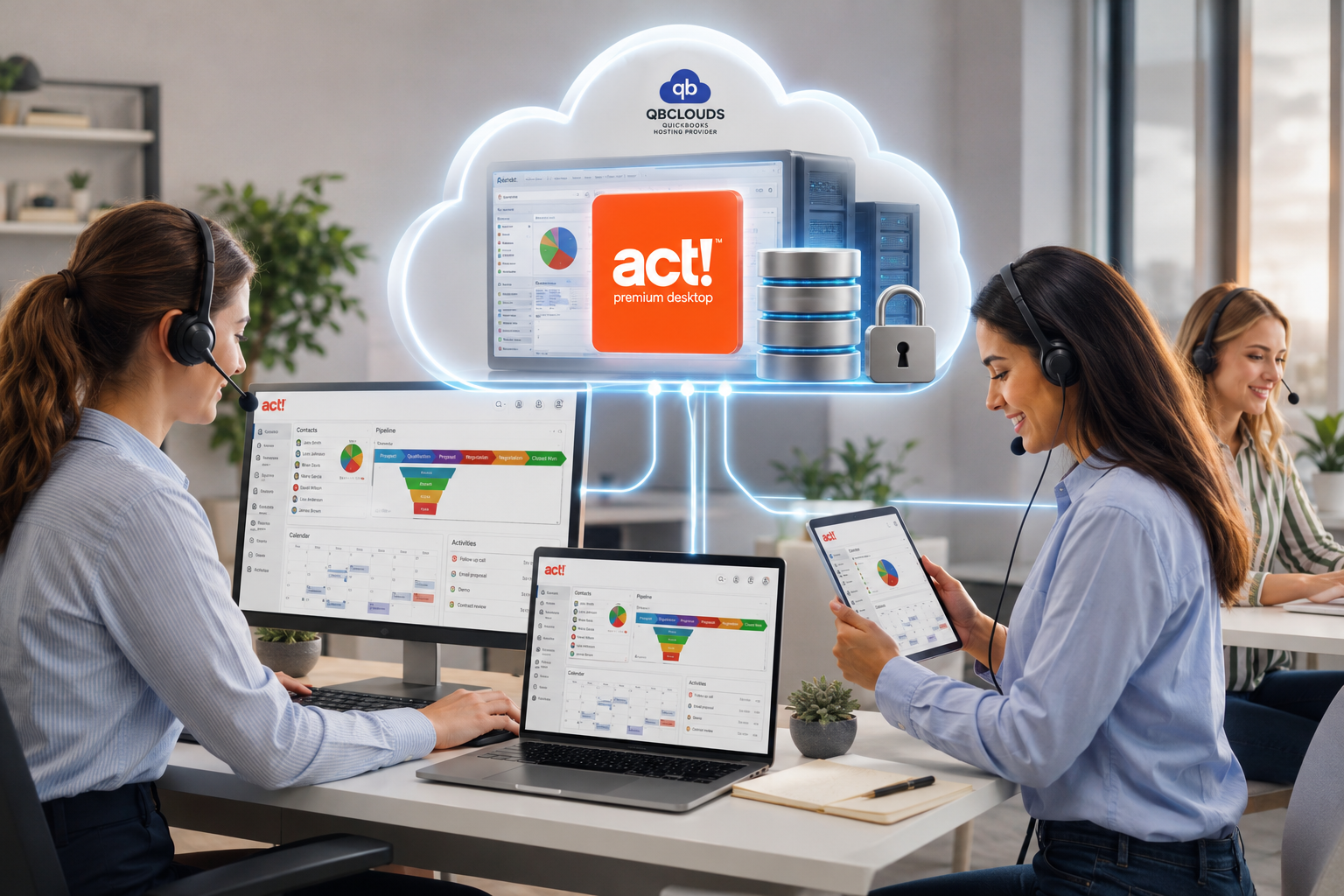 What is ACT CRM hosting image